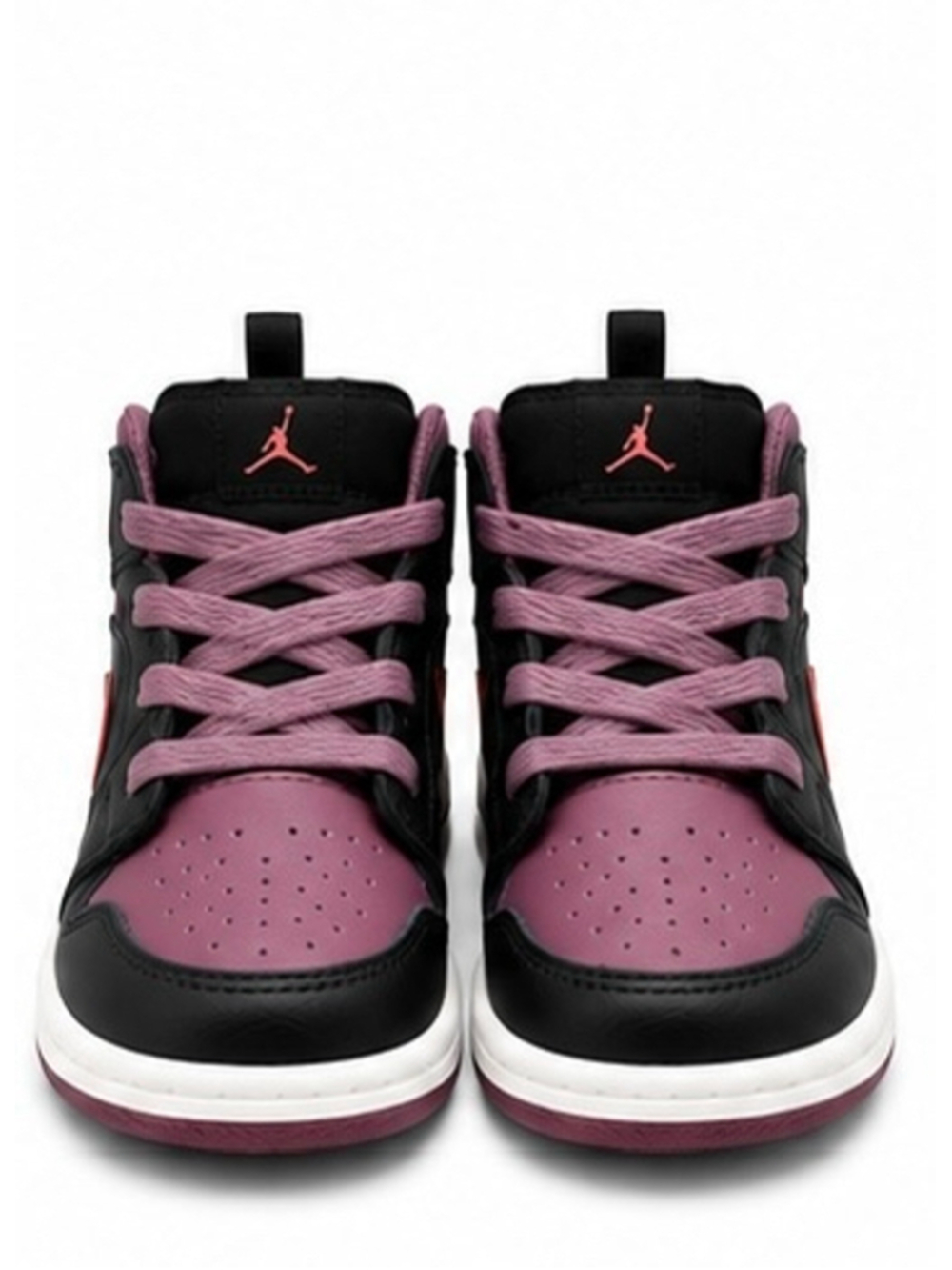 Jordan Sneakers Black Purple Size 9 Toddler